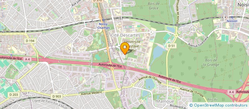 localisation de l'entreprise FONCIERE E2B 94  CHAMPS-SUR-MARNE