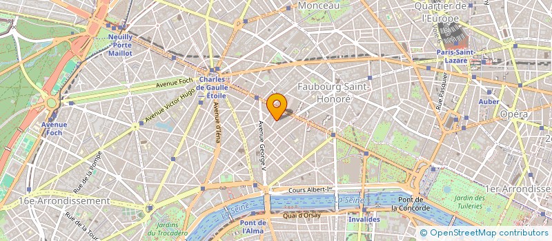 localisation de l'entreprise FONCIERE EDGARD QUINET  PARIS