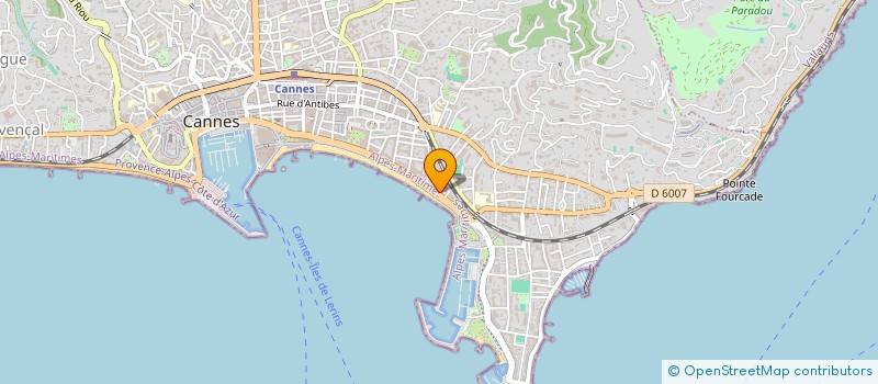 localisation de l'entreprise FONCIERE ELSA à CANNES