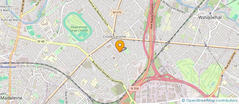 localisation de l'entreprise FONCIERE ENVERGURE  MARCQ-EN-BARUL