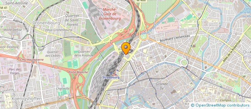 localisation de l'entreprise FONCIERE EP à STRASBOURG