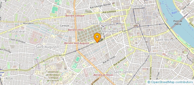 localisation de l'entreprise FONCIERE EPSILON  BORDEAUX