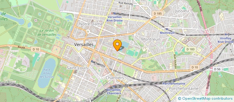 localisation de l'entreprise FONCIERE ESPACE à VERSAILLES