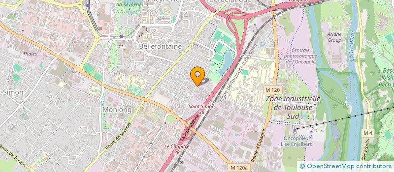 localisation de l'entreprise FONCIERE ESPINASSE à TOULOUSE