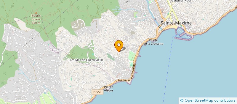 localisation de l'entreprise FONCIERE ET FINANCIERE MMB à SAINTE-MAXIME
