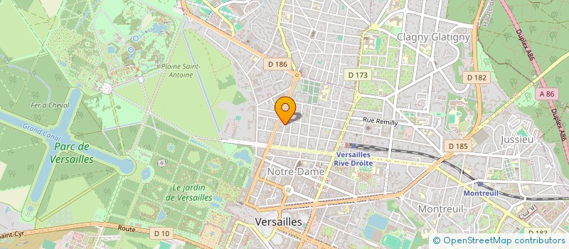 localisation de l'entreprise FONCIERE F MAG à VERSAILLES