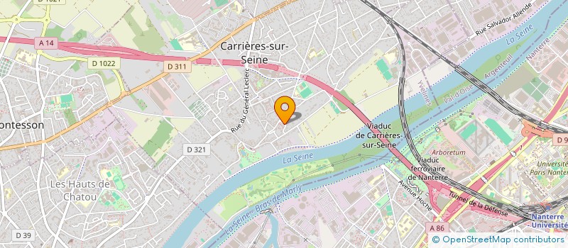 localisation de l'entreprise FONCIERE FAJARDO à CARRIERES-SUR-SEINE