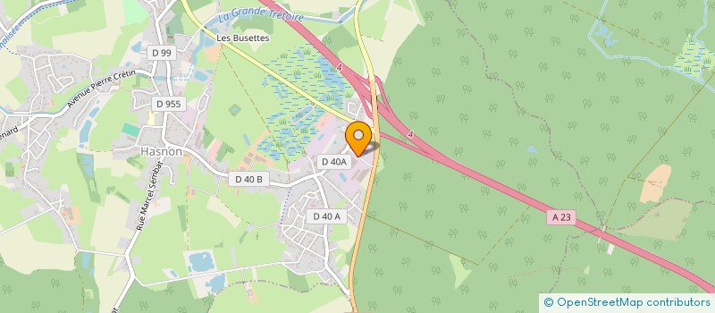 localisation de l'entreprise FONCIERE FALEA  HASNON