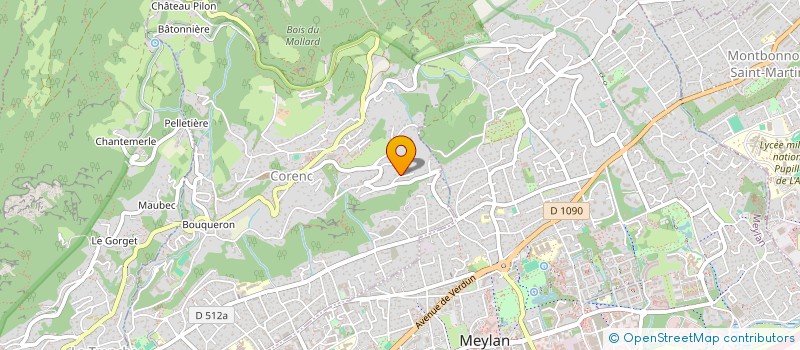 localisation de l'entreprise FONCIERE FAMILIALE BARNOIN  CORENC