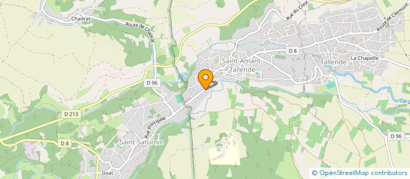 localisation de l'entreprise FONCIERE FAMILIALE BLANC  SAINT-AMANT-TALLENDE