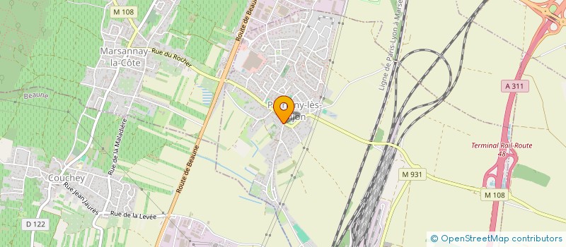 localisation de l'entreprise FONCIERE FAMILIALE FERNON  PERRIGNY-LES-DIJON