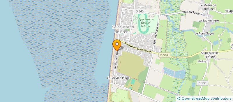 localisation de l'entreprise FONCIERE FAMILLE CHEVALLIER  BREHAL