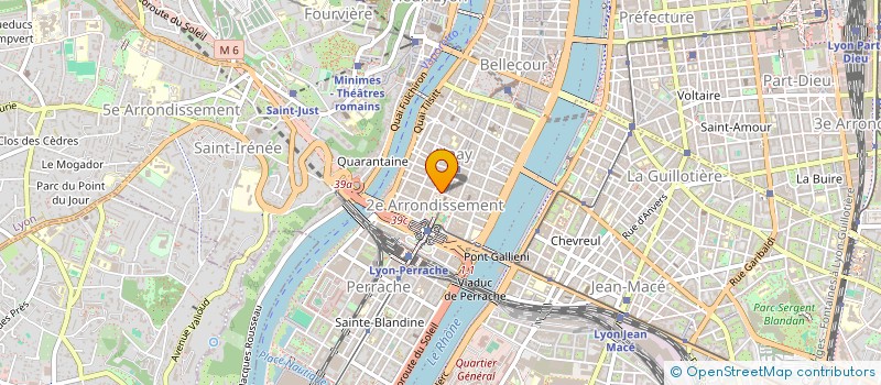 localisation de l'entreprise FONCIERE FAURIEL  LYON 2EME