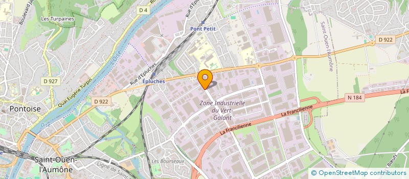 localisation de l'entreprise FONCIERE FB  SAINT-OUEN-L'AUMONE
