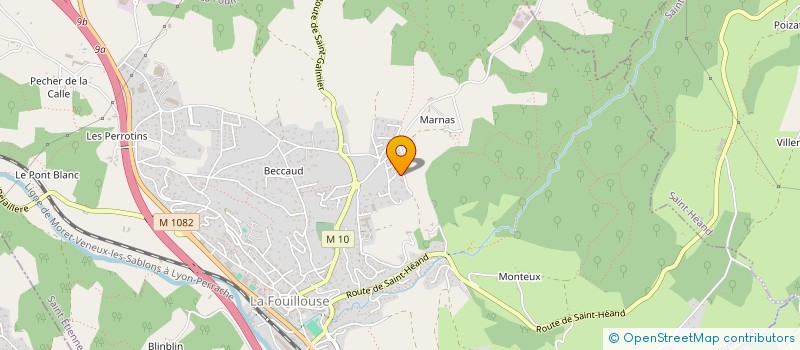 localisation de l'entreprise FONCIERE FEUILLANTINE  LA FOUILLOUSE