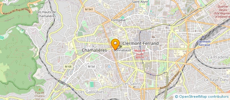 localisation de l'entreprise FONCIERE FG  ENNEZAT