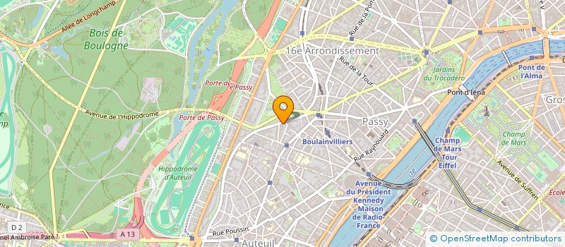 localisation de l'entreprise FONCIERE FICARIA à PARIS