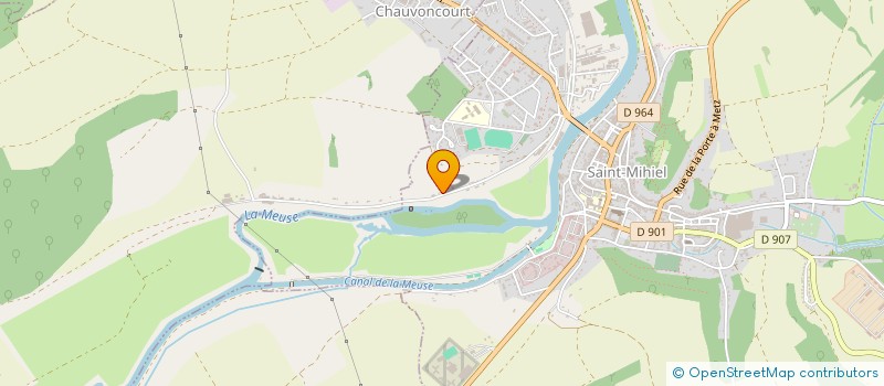localisation de l'entreprise FONCIERE FIEVET à SAINT-MIHIEL