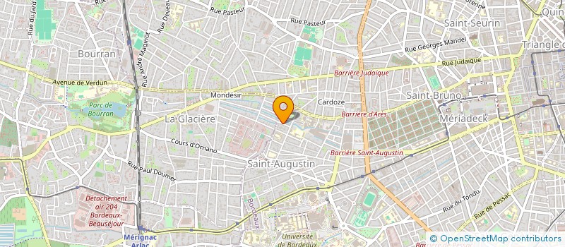 localisation de l'entreprise FONCIERE FILAOS  BORDEAUX