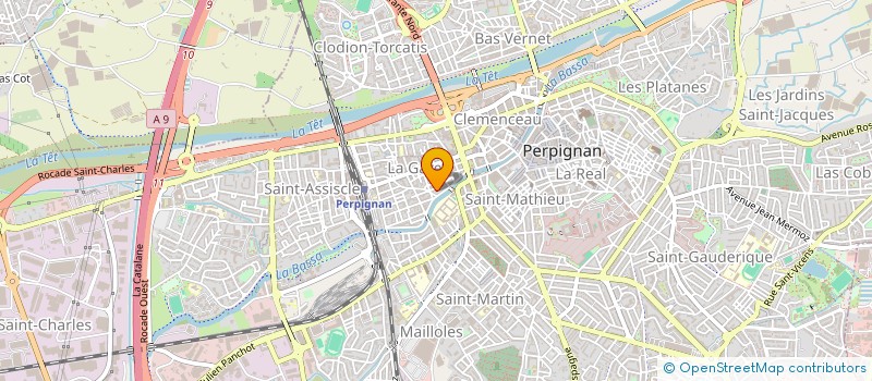 localisation de l'entreprise FONCIERE FLOBOUR  PERPIGNAN