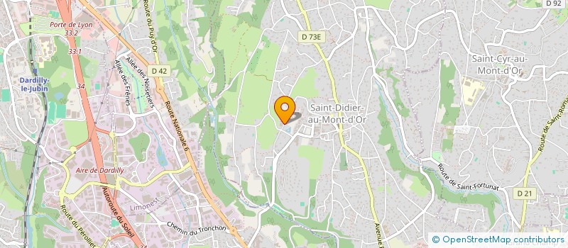 localisation de l'entreprise FONCIERE FVGS  SAINT-DIDIER-AU-MONT-D'OR