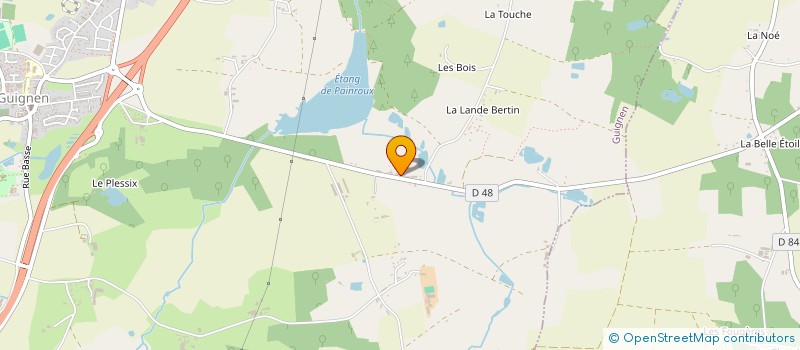 localisation de l'entreprise FONCIERE GARZUEL  GUIGNEN