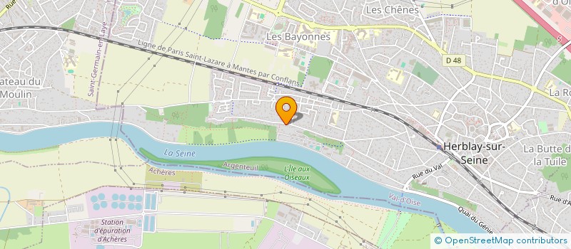 localisation de l'entreprise FONCIERE GHERCEA  HERBLAY-SUR-SEINE