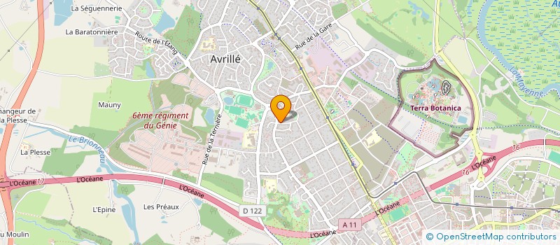 localisation de l'entreprise FONCIERE GLG à AVRILLE