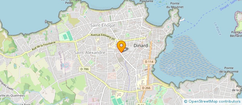 localisation de l'entreprise FONCIERE GOLIVET  DINARD