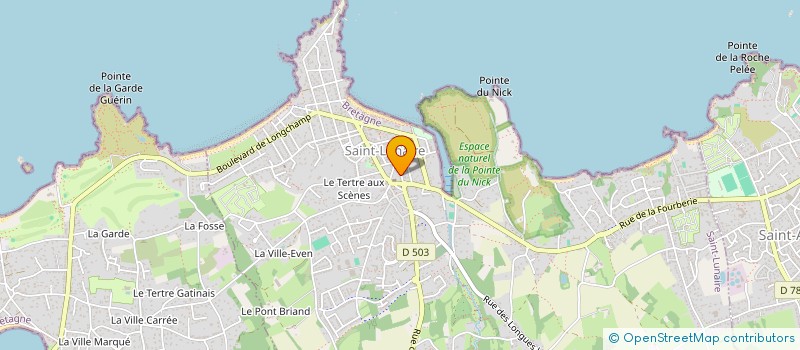 localisation de l'entreprise FONCIERE GOURGAN  SAINT-LUNAIRE