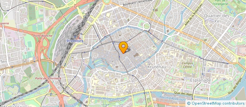 localisation de l'entreprise FONCIERE GRAND EST - S.H.I. STRASBOURG à STRASBOURG