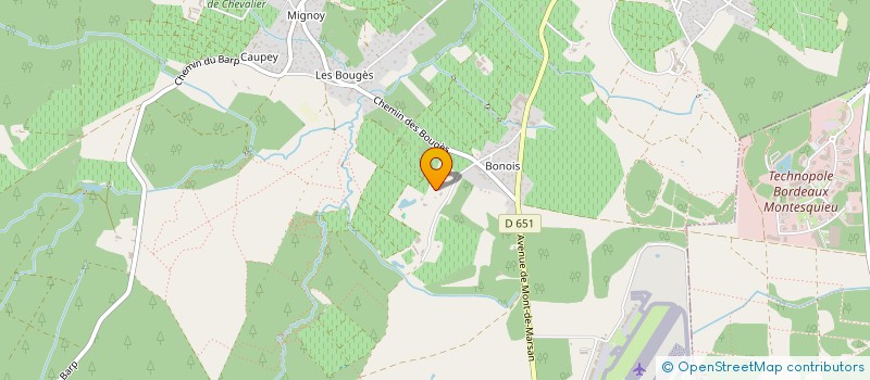 localisation de l'entreprise FONCIERE GROUPE RADIOLOGIE HAUTE VIENNE  LEOGNAN