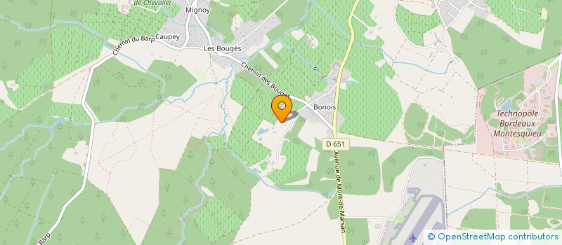 localisation de l'entreprise FONCIERE GROUPE RADIOLOGIE POISSY  LEOGNAN