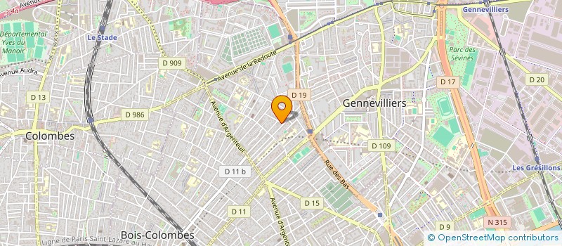 localisation de l'entreprise FONCIERE GSD à ASNIERES-SUR-SEINE