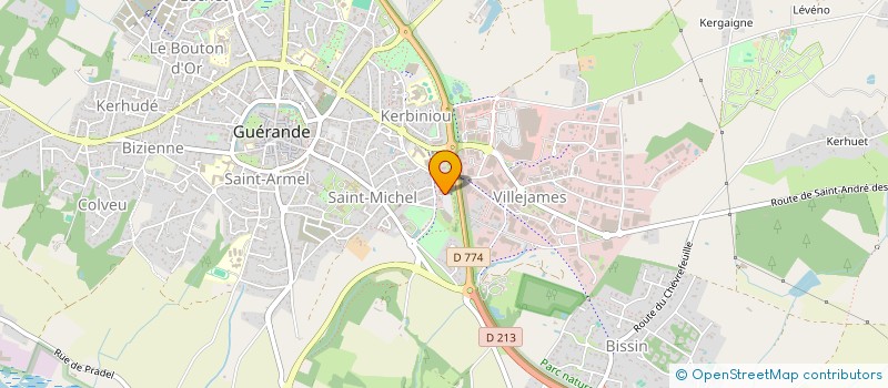 localisation de l'entreprise FONCIERE GUERANDAISE  GUERANDE