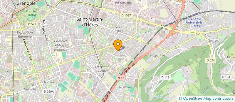 localisation de l'entreprise FONCIERE GUERBAA  SAINT-MARTIN-D'HERES