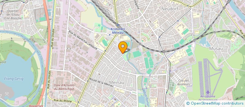 localisation de l'entreprise FONCIERE HAW  STRASBOURG