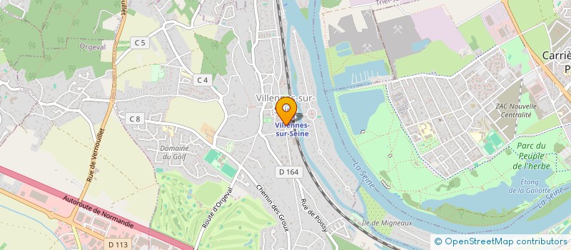 localisation de l'entreprise FONCIERE ILE DE FRANCE  VILLENNES-SUR-SEINE