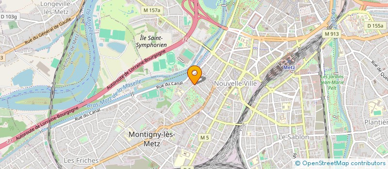 localisation de l'entreprise FONCIERE INFINITY à MONTIGNY-LES-METZ