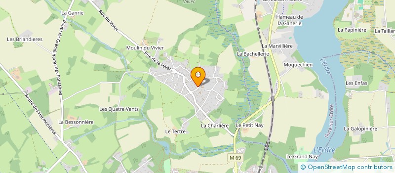 localisation de l'entreprise FONCIERE INGEA 1  SUCE-SUR-ERDRE