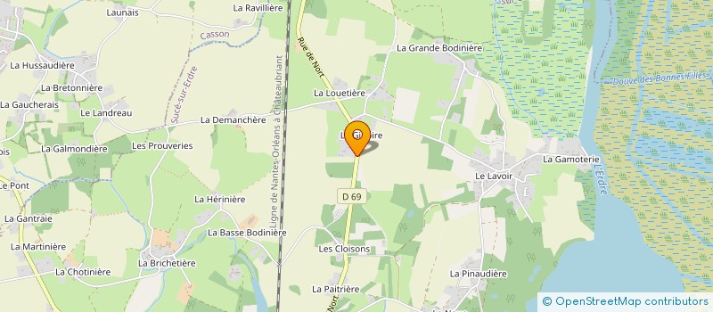 localisation de l'entreprise FONCIERE INGEA 2  SUCE-SUR-ERDRE