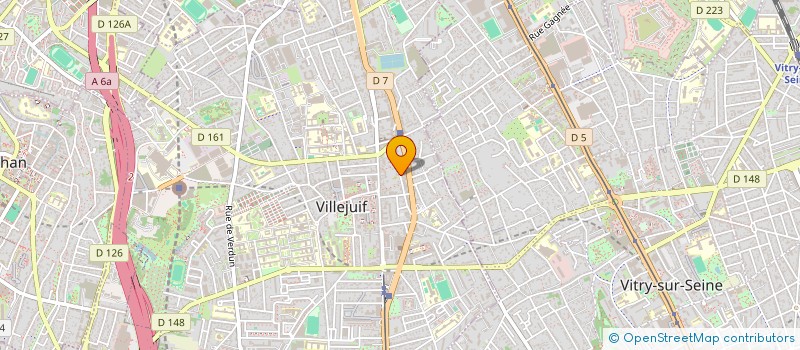 localisation de l'entreprise FONCIERE INVESTISSEMENT NICOLAS LECAMUS à VILLEJUIF