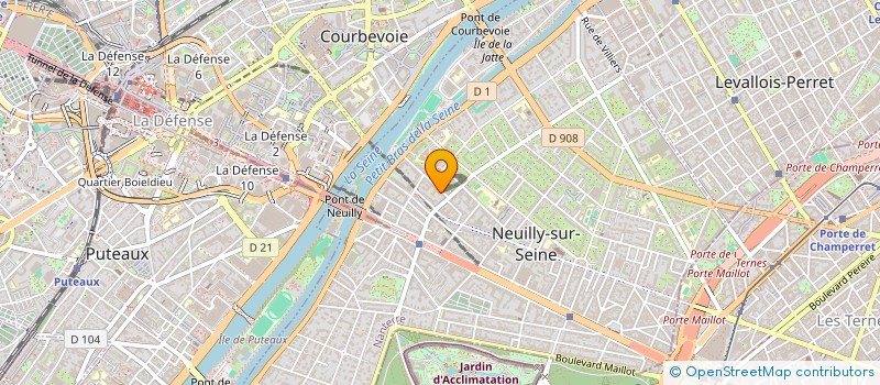 localisation de l'entreprise FONCIERE J.B.C. à NEUILLY-SUR-SEINE
