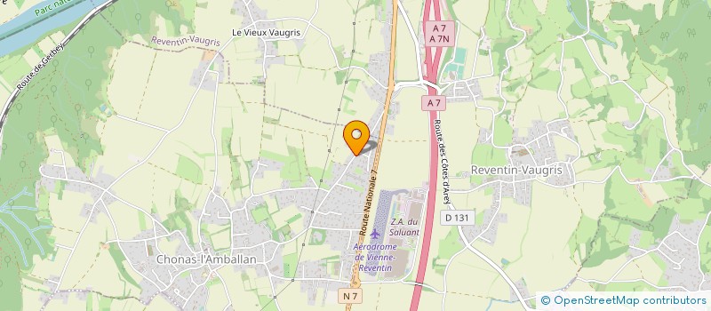 localisation de l'entreprise FONCIERE JAL  CHONAS-L'AMBALLAN