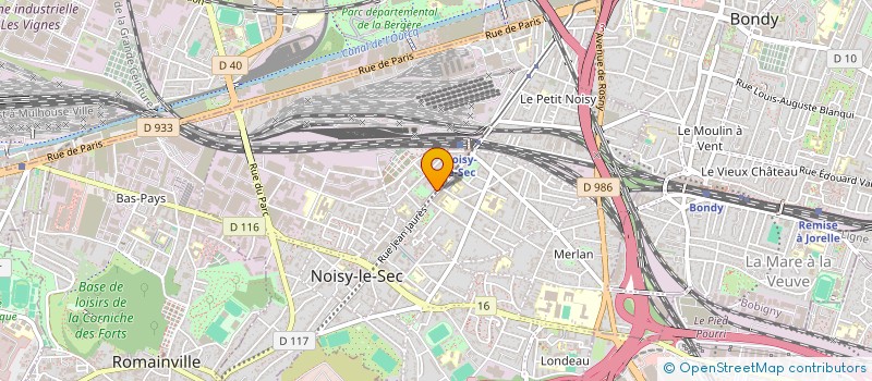 localisation de l'entreprise FONCIERE JEAN JAURES à NOISY-LE-SEC