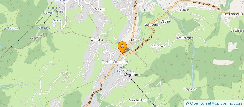 localisation de l'entreprise FONCIERE JEROME FOUCAUD  DEMI-QUARTIER