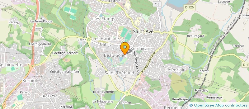 localisation de l'entreprise FONCIERE JMG  SAINT-AVE