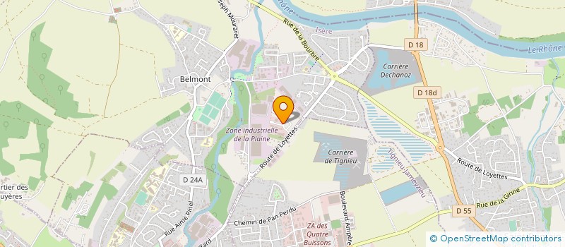 localisation de l'entreprise FONCIERE JMJ CHAVANOZ  CHAVANOZ