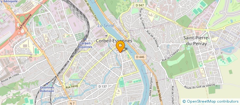 localisation de l'entreprise FONCIERE JOES à CORBEIL-ESSONNES