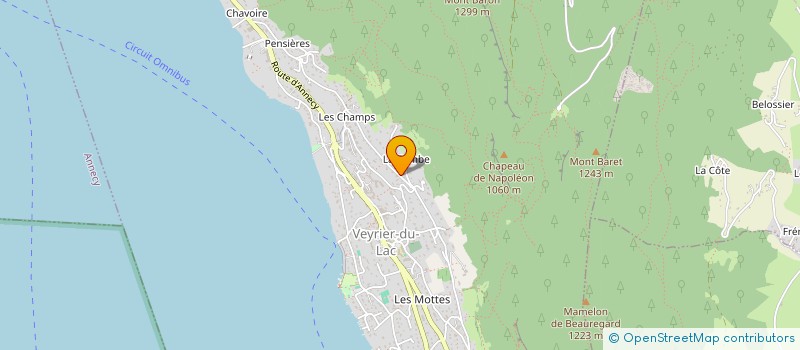 localisation de l'entreprise FONCIERE KAP  VEYRIER-DU-LAC